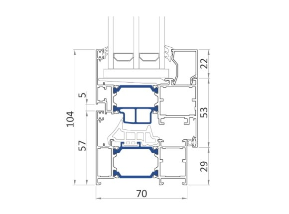 Tâmplărie ALUMINIU Thermo Smart WP78 [8]