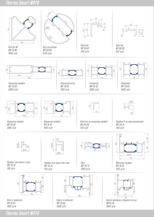 Tâmplărie ALUMINIU Thermo Smart WP78 [4]