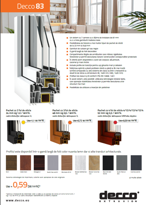 Tâmplărie PVC - Decco.83 [2]