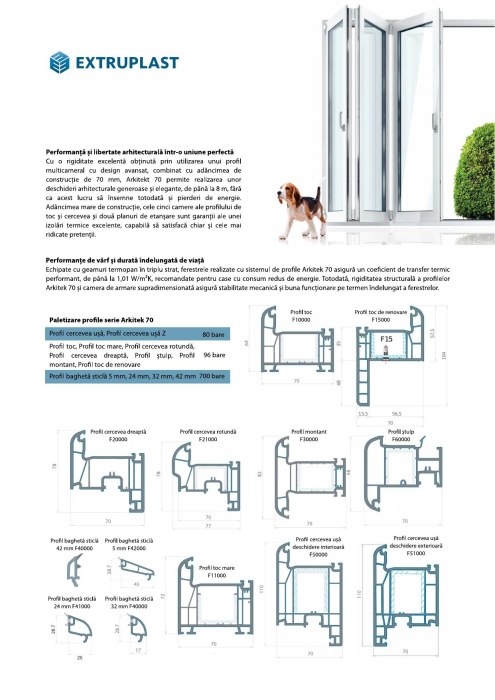 Tâmplărie PVC Extruplast X-tru Arkitec [4]