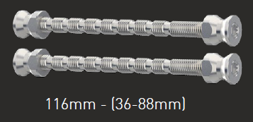 UȘĂ - Set de șuruburi prindere Bară INOX