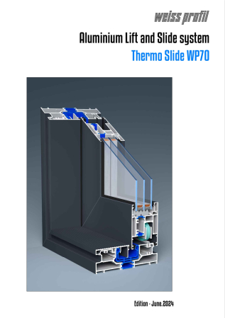 Tâmplărie ALUMINIU - la Comandă - Tâmplărie ALUMINIU Thermo Slide WP70