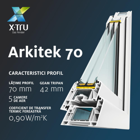 TÂMPLĂRIE - Tâmplărie PVC Extruplast X-tru Arkitec