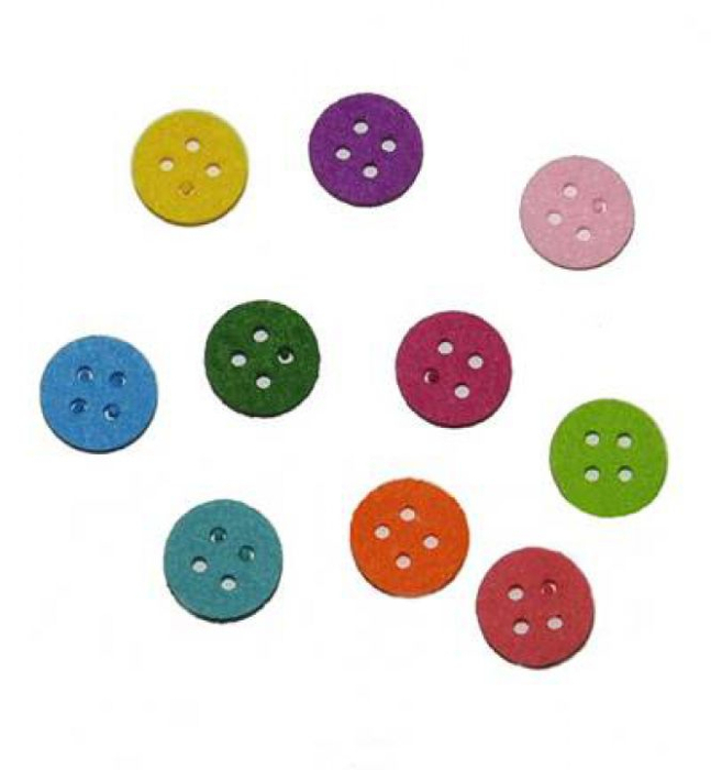 Figurine din fetru- nasturi [2]