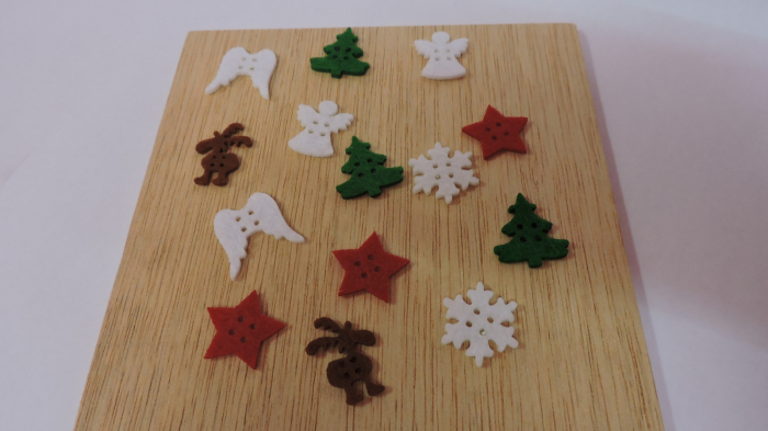 Figurine din fetru- nasturi de craciun A [3]