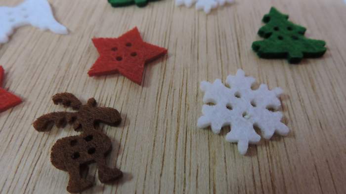 Figurine din fetru- nasturi de craciun A [2]