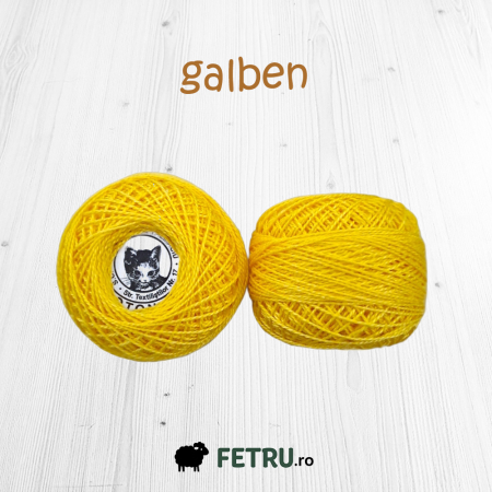 Ate si Fire - Ata brodat 20/2 Cotton Perle 10g