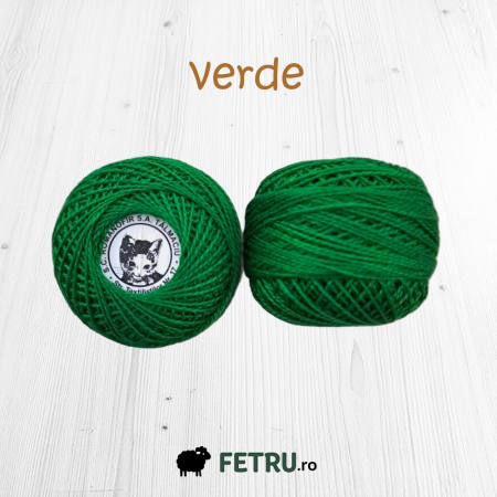Ate si Fire - Ata brodat 20/2 Cotton Perle 10g