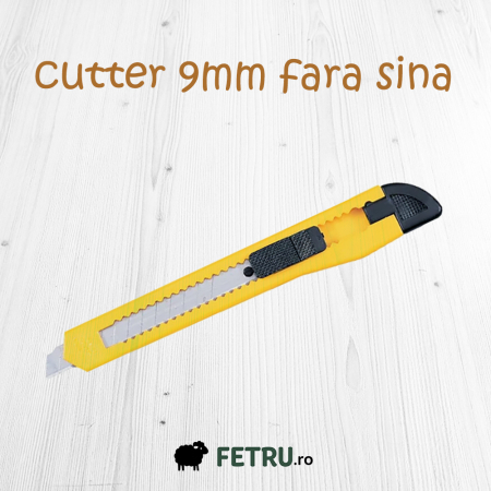 Unelte - Cutter plastic mic fara sina 9MM