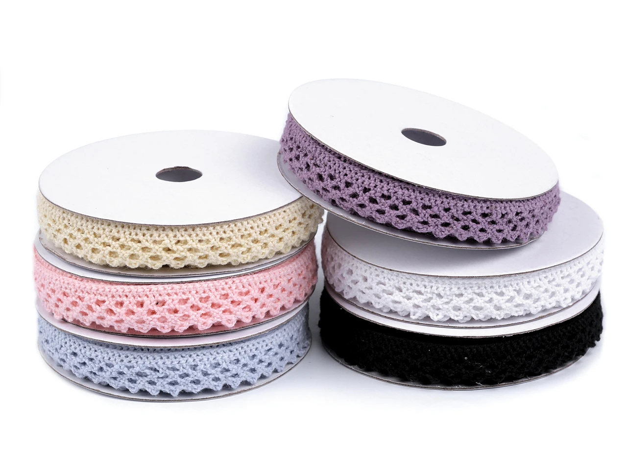 Accesorii - Dantela bumbac 1.2cm, rola 5m