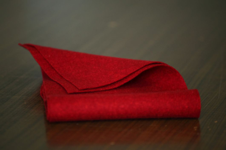 Fetru A4 100% - Fetru A4 ZORIN (100%lana)- rosu