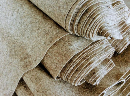 Fetru Metraj 60%-40% - Fetru IDEA (60% lana, 40% viscoza) la metru - melange natur