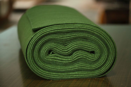 Fetru Metraj 60%-40% - Fetru IDEA (60% lana, 40% viscoza) la metru - verde khaki