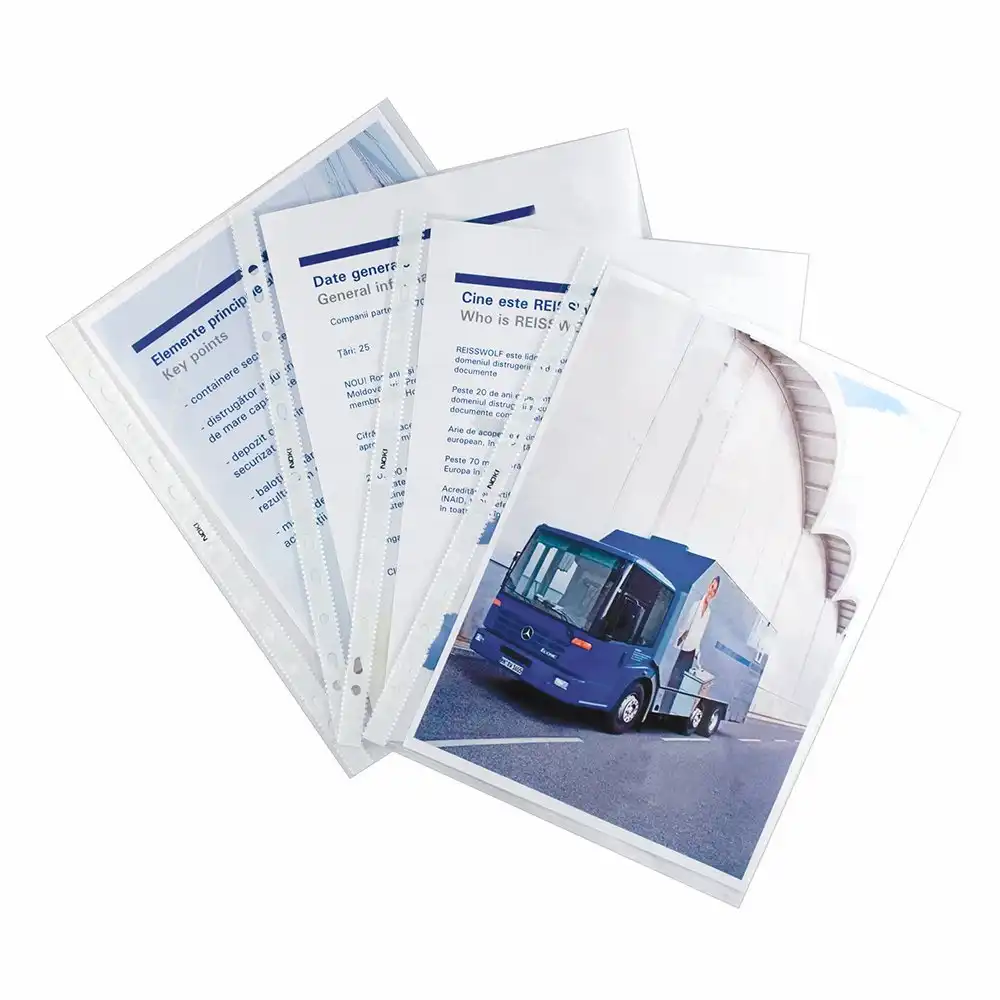 Papetarie - Folie protectie A4 Standard Plus, 100buc/set