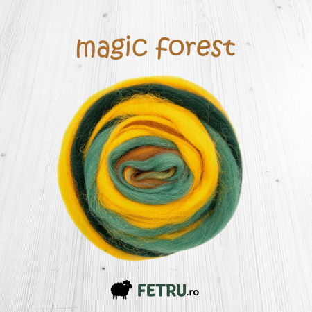 Lana pieptanata - Lana MERINO MAGIC extrafina 50gr