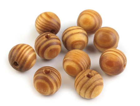 Margele - Margele din lemn cu dungi