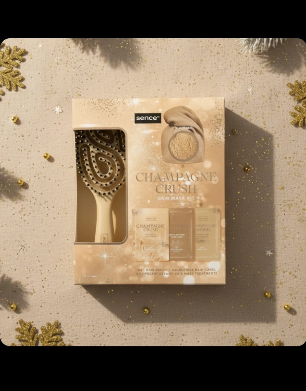 Set  Sence Champagne Crush Hair Mask Kit [1]