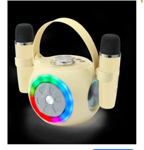 ELECTRONICE - BOXA PORTABILA CU 2 MICROFOANE