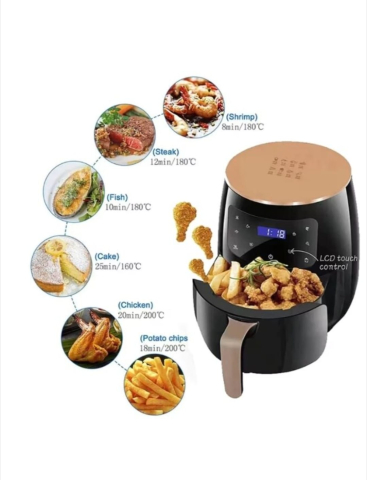 APARATE BUCATARIE SI SERVIRE - Friteuză cu aer cald Silver Crest de 6 litri