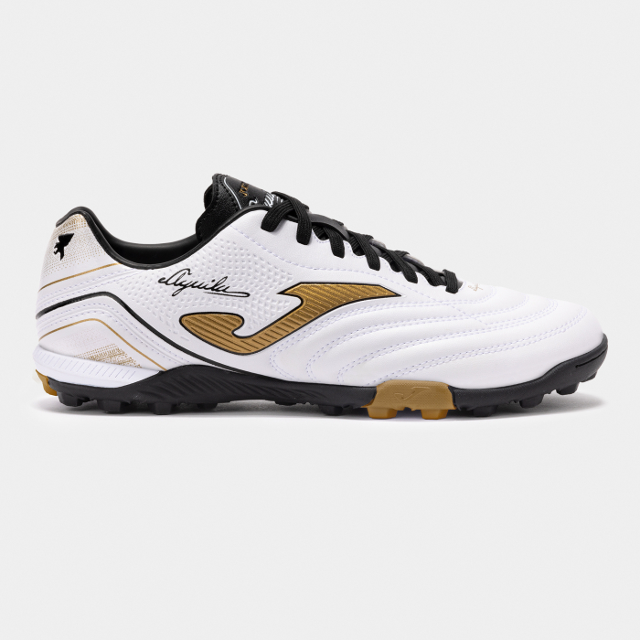 Ghete de fotbal Joma Aguila 2502 Blanco Oro TF