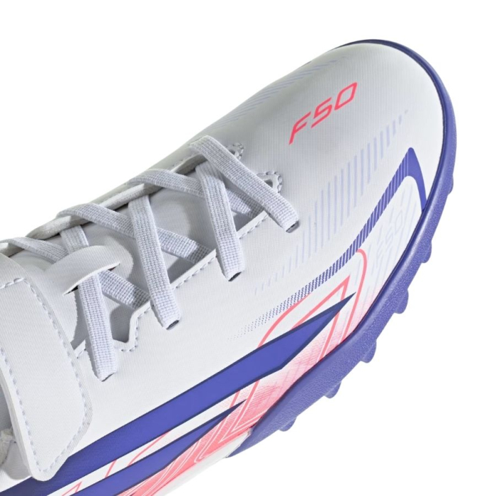 Ghete fotbal copii adidas F50 Hyperfast Club H&L TF J [4]