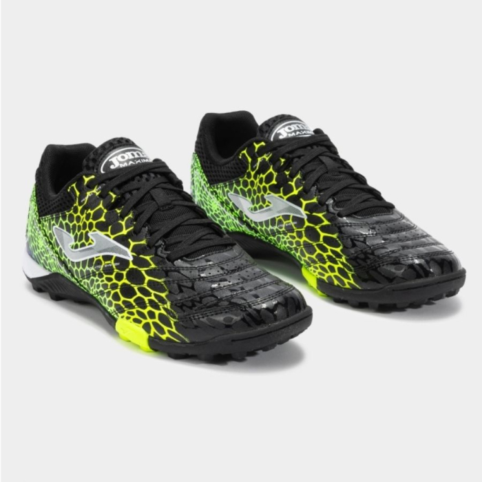 Ghete fotbal Joma Maxima 2531 Negro Amarillo Verde TF [2]
