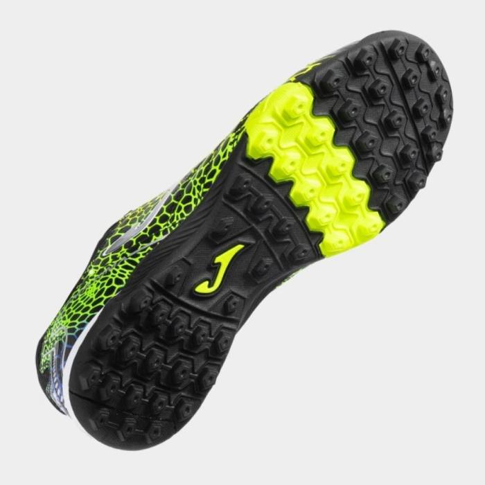 Ghete fotbal Joma Maxima 2531 Negro Amarillo Verde TF [5]