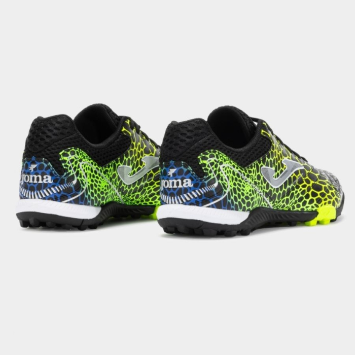 Ghete fotbal Joma Maxima 2531 Negro Amarillo Verde TF [3]