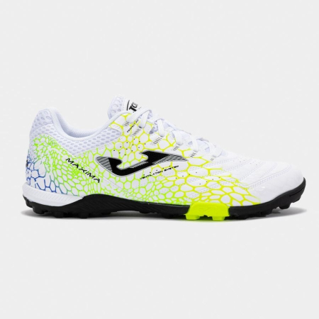 GHETE DE FOTBAL - Ghete fotbal Joma Maxima 2532 Blanco Amarillo Verde TF