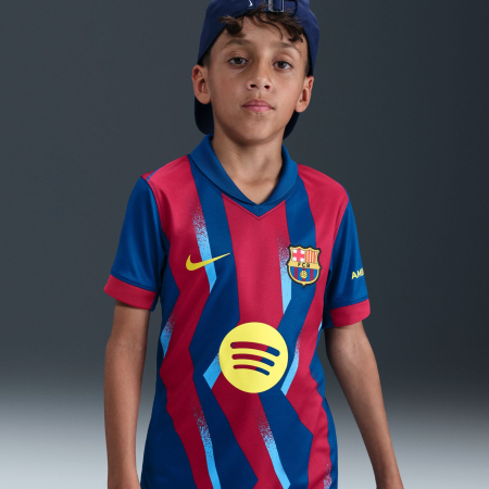 Imbracaminte barbati - Tricou Nike copii Fcb Y Nk Df Jsy Ss Stad Se