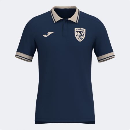 Echipe nationale - Tricou Oficial de prezentare Polo adulti Romania 25/26 Albastru