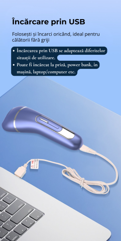 Epilator electric 7 in 1 pentru femei, aparat de ras electric dama, rasier electric feminin, trimmer intim bikini femei, epilator zona intima, axile si picioare, aparat epilat electric, rezistent la a [6]