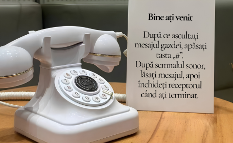 Telefon Audio Guestbook Retro – Inregistrare Mesaje Personalizate pentru Nunta, Petreceri sau Aniversari, Negru, FilSAB [7]