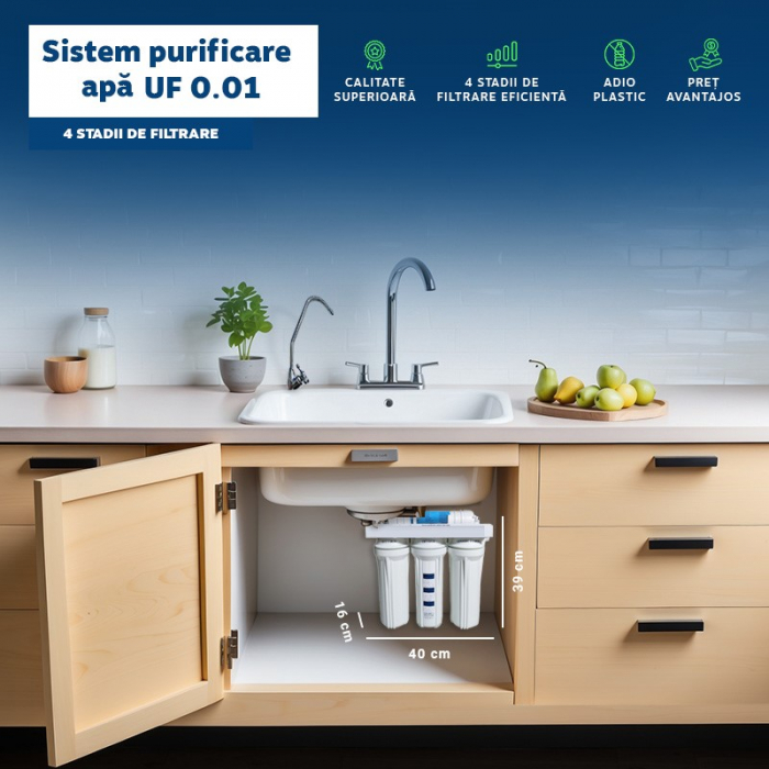 Sistem ultrafiltrare apa 4 trepte 0,01microni [2]