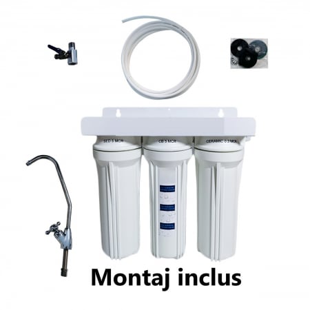Produse - Filtru apa potabila retea Bacau 3 trepte Trio USA