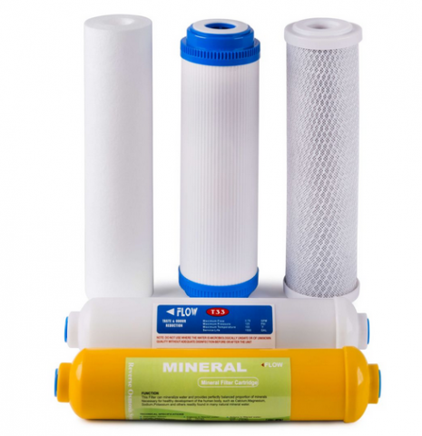 Produse - Set 5 cartușe schimb osmoză 10 inch cu remineralizare - FiltruPro Bacău