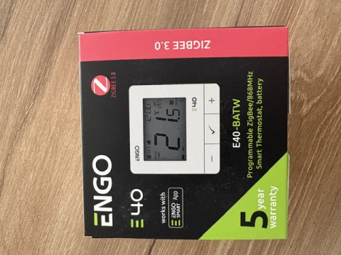 Termostat Zigbee ENGO E40-BATW, [1]