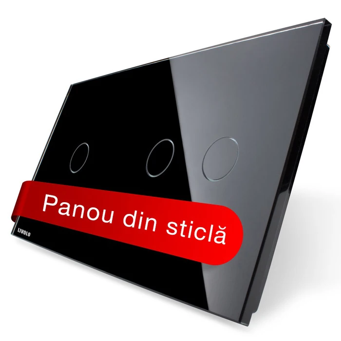Aparataje LIVOLO - PANOU INTRERUPATOR SIMPLU+DUBLU