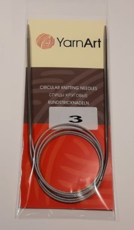 Accesorii pentru tricotat si crosetat - Andrele circulare din otel YarnArt 100 cm