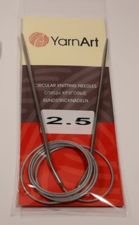 Accesorii pentru tricotat si crosetat - Andrele circulare din otel YarnArt 100 cm