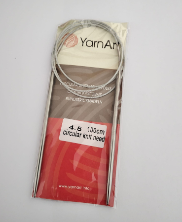 Accesorii pentru tricotat si crosetat - Andrele circulare din otel YarnArt 100 cm