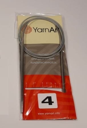 Accesorii pentru tricotat si crosetat - Andrele circulare din otel YarnArt 100 cm