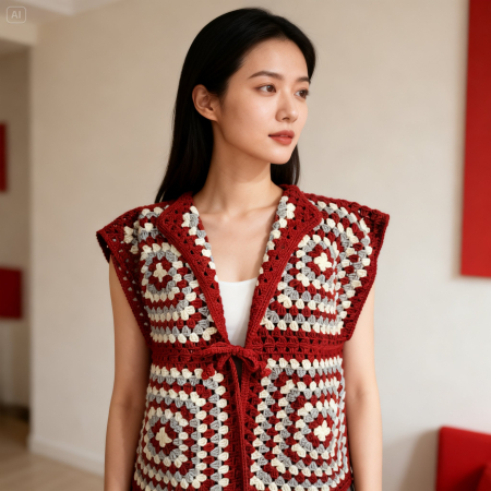 Handmade - Vest acrosetata