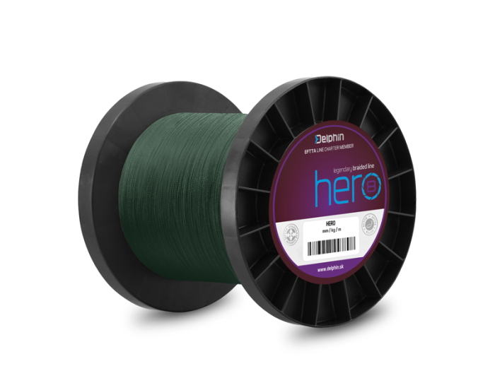 Fir Textil Delphin HERO 8 Verde 0.40mm 26.4kg 1000m [2]
