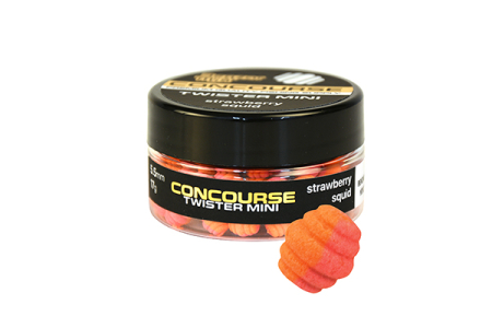 Momeli pentru cârlig - Benzar Mix Concourse Twister Mini Strawberry Squid 5.5mm 17gr.