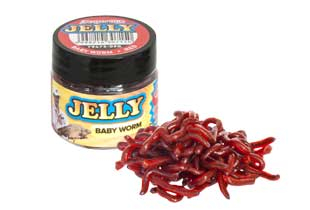 Momeli pentru cârlig - Benzar Mix Jelly Baby Worm Red 30ml