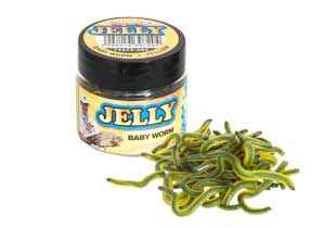 Momeli pentru cârlig - Benzar Mix Jelly Baby Worm Yellow 30ml