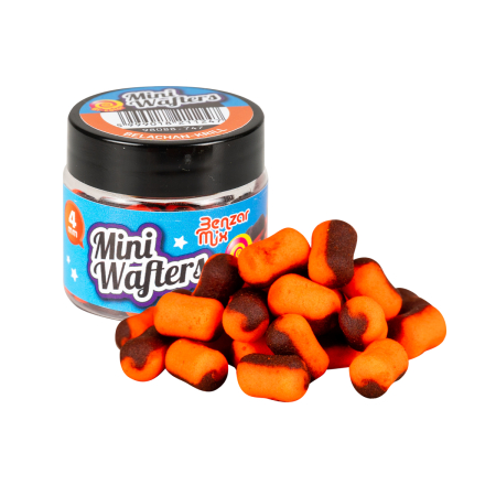 Momeli pentru cârlig - Benzar Mix Mini Wafters Bicolor Belachan & Krill 4mm