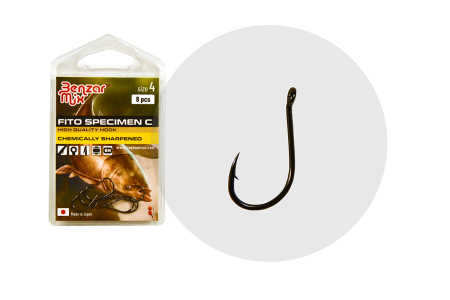 Carlige Feeder & Stationar - Carlige Benzar Mix Fito Specimen C Nr.4 8 buc. / plic