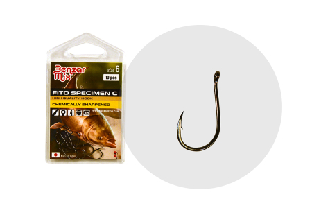 Carlige Feeder & Stationar - Carlige Benzar Mix Fito Specimen C Nr.6 10 buc. / plic